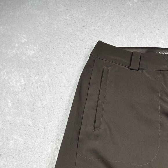 Nike Shorts Womens Size 4 Brown Golf Tour Performance Cargo Shorts Pockets - Picture 3 of 13